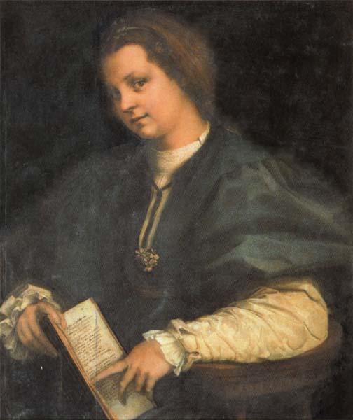 Andrea del Sarto Portrait of a Girl oil painting image